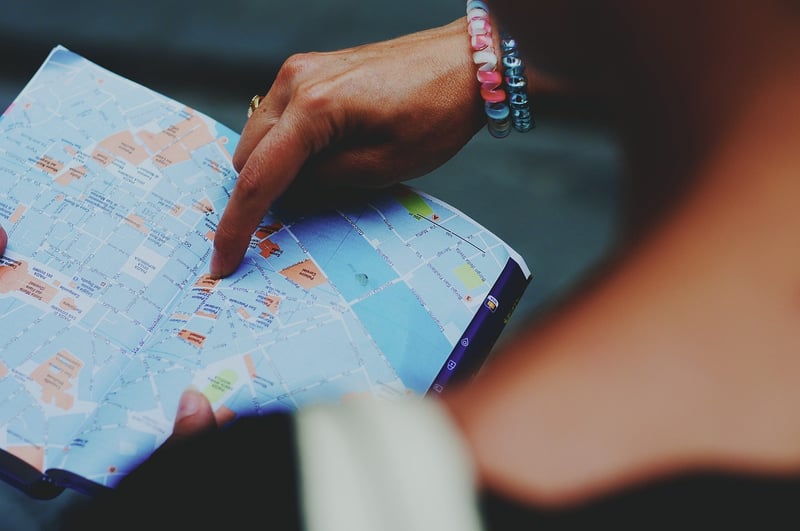 Passport and World Map